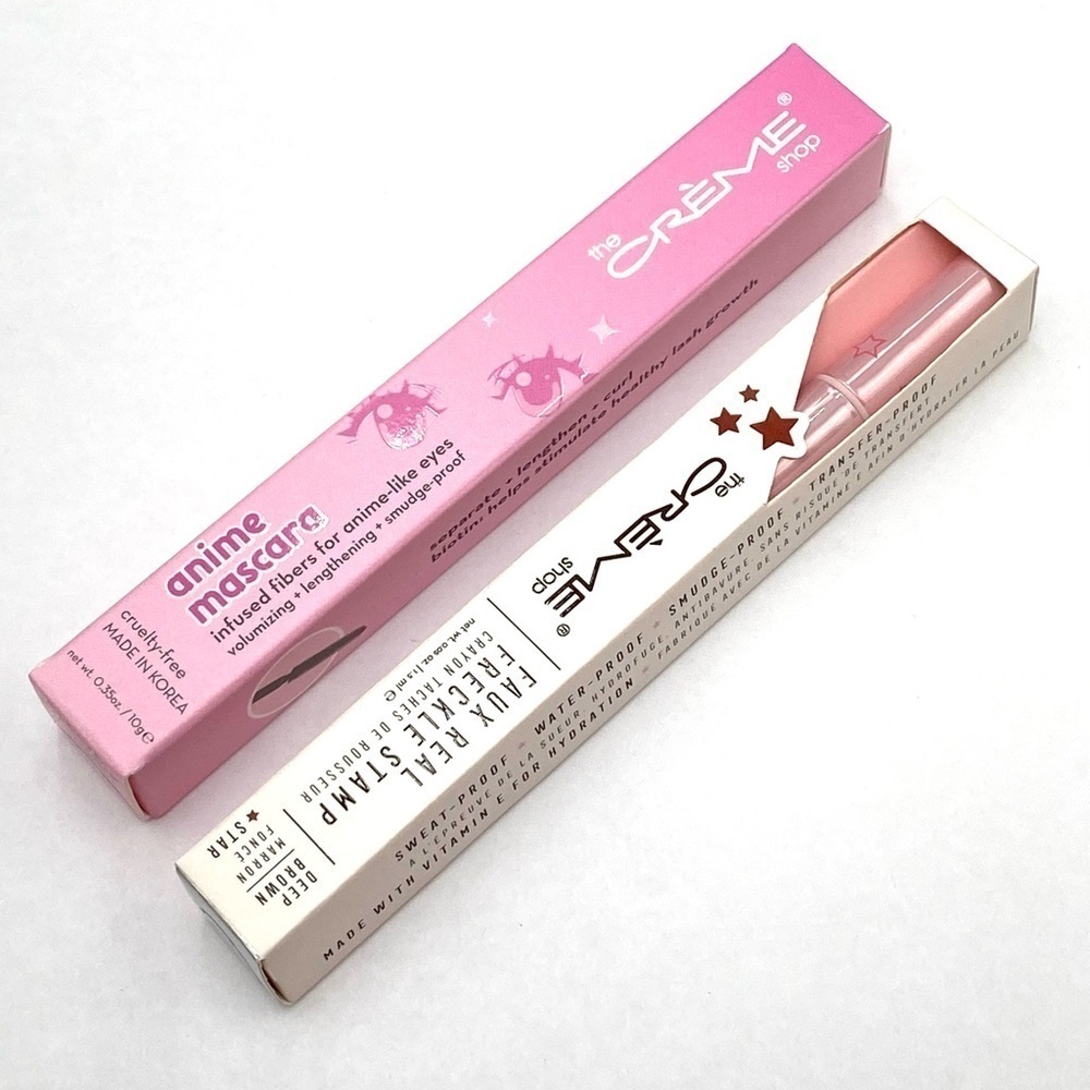 The cream shop lot Freckle Stamp & Anime Mascara
